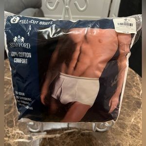 Stafford Essentials - (6) Men’s Full-Cut Briefs